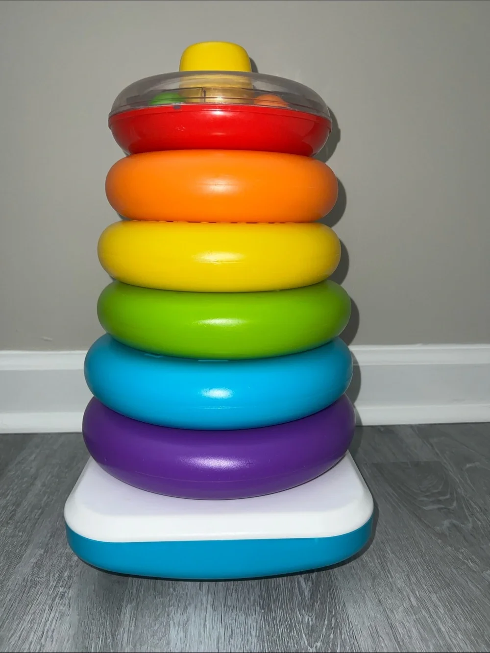 Fisher-Price Giant Rock-a-Stack Infant and Toddler Stacking Toy